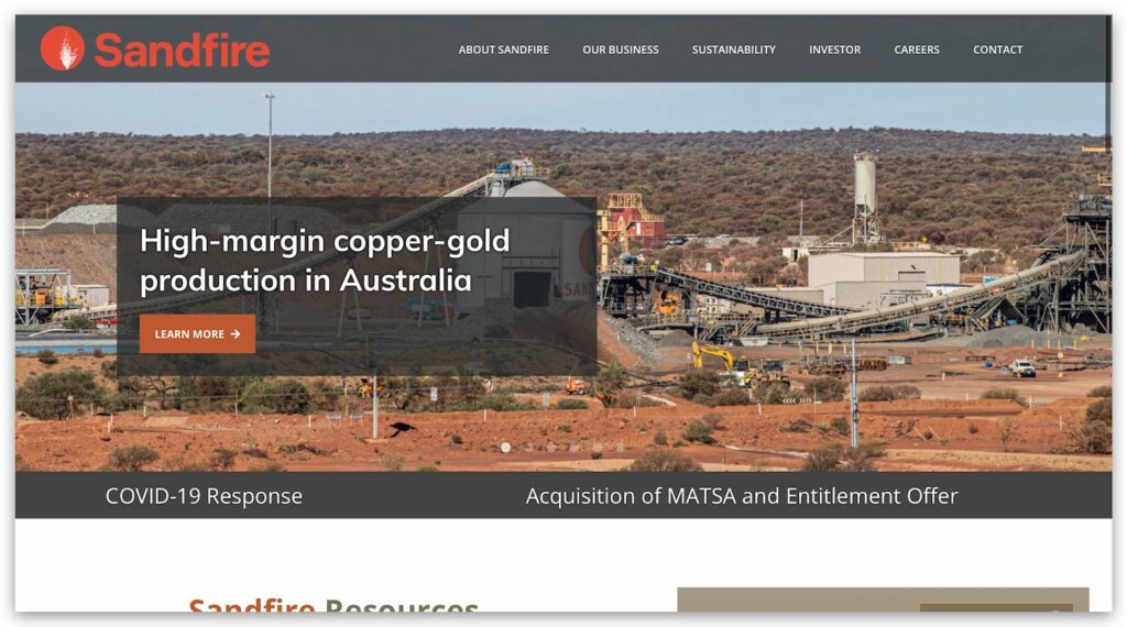 SFR Sandfire resources