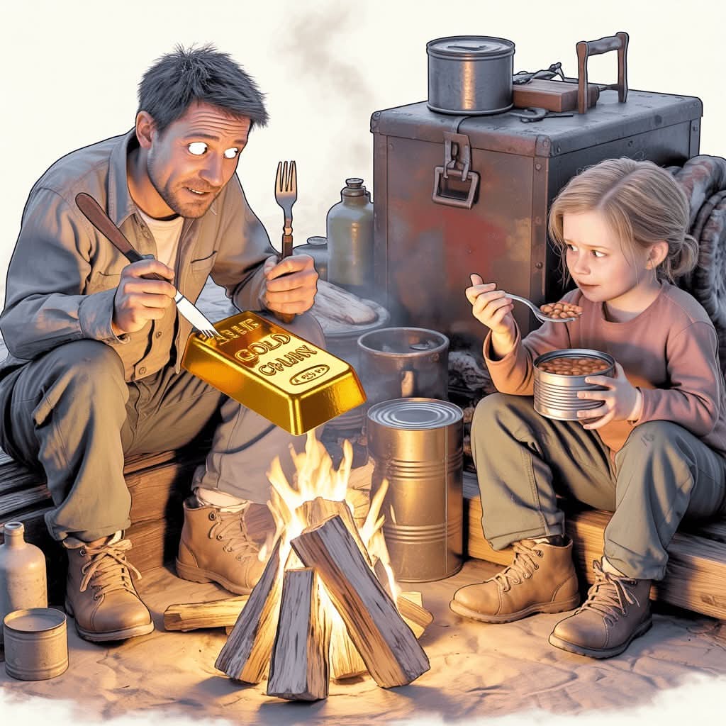 eating gold