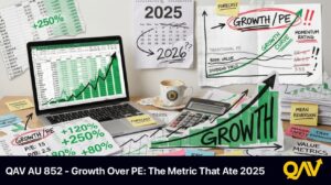QAV AU 852 — Growth Over PE: The Metric That Ate 2025