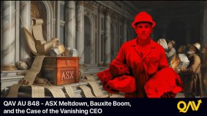 QAV AU 848 — ASX Meltdown, Bauxite Boom, and the Case of the Vanishing CEO