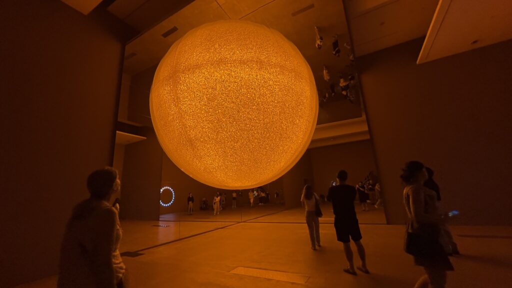 Olafur Eliasson's sun GOMA