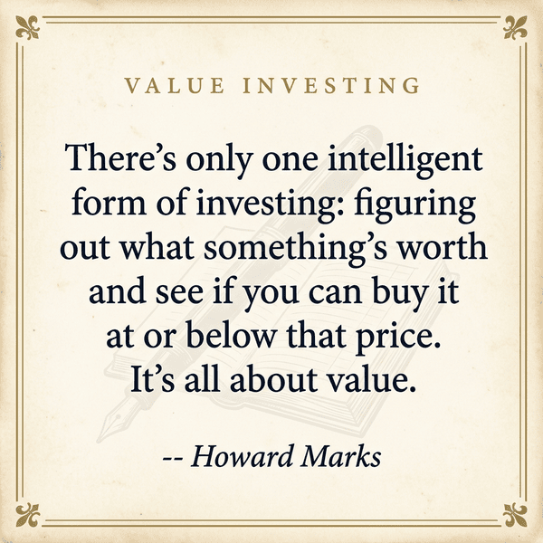 Value investing quote