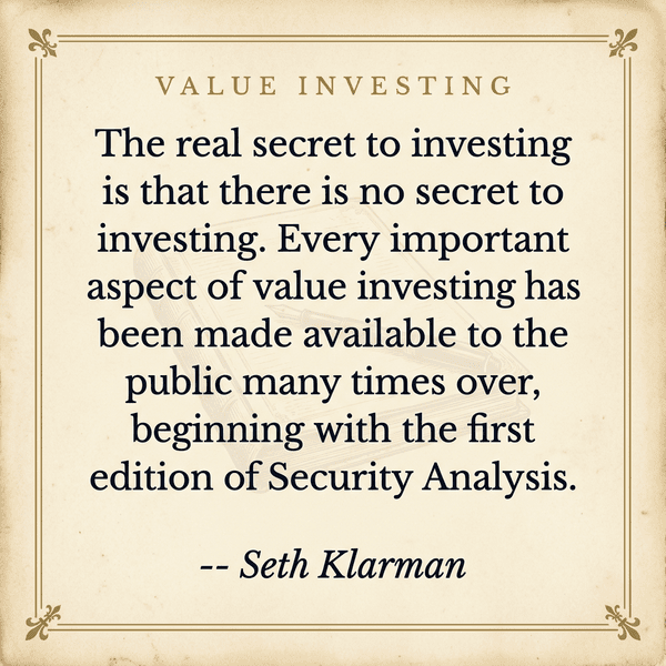 Value investing quote